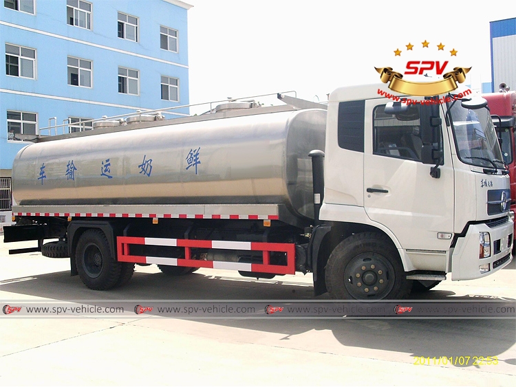 12,000 Litres Road Milk Tank Truck Dongfeng -RF